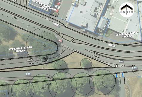 A map of a highway

Description automatically generated