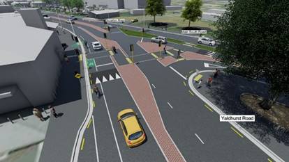 Artists impression of option B