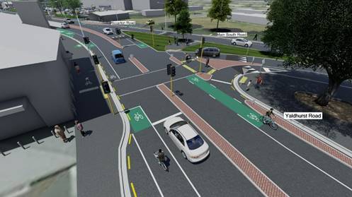 Artists impression of option C