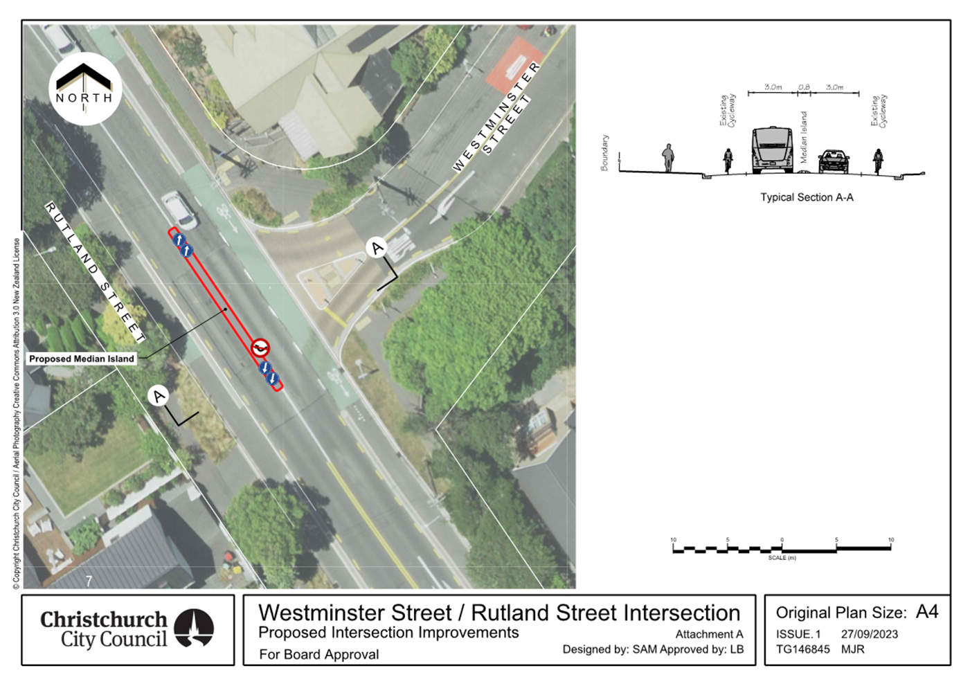 A map of a road intersection

Description automatically generated