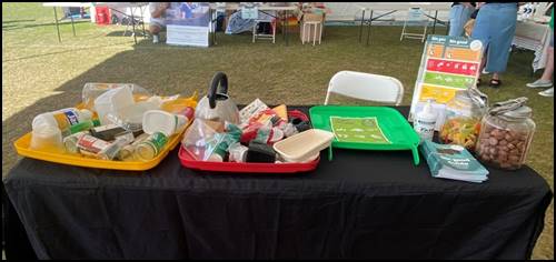 A table with food on it

Description automatically generated