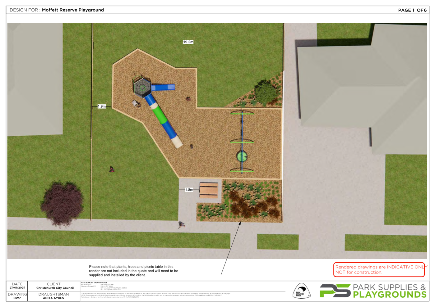 A blueprint of a playground

Description automatically generated
