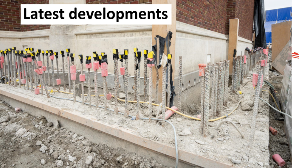 A construction site with several metal rods

AI-generated content may be incorrect.
