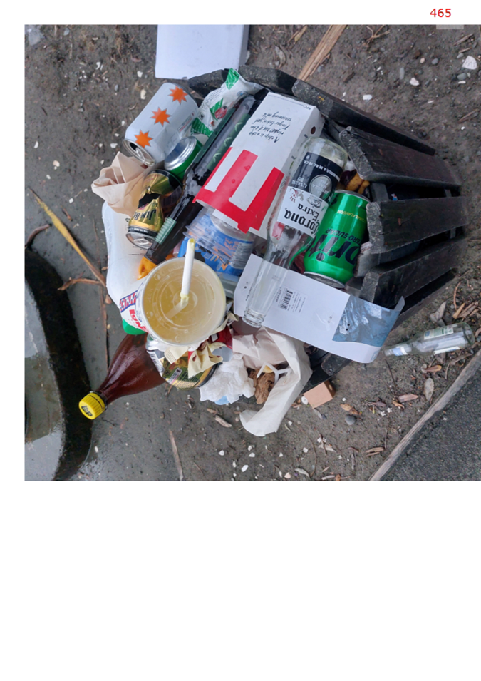 A trash can with a straw and a plastic bottle in it

AI-generated content may be incorrect.