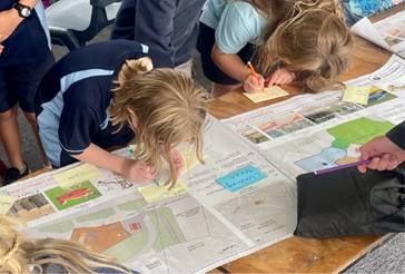A group of children working on a project

AI-generated content may be incorrect.