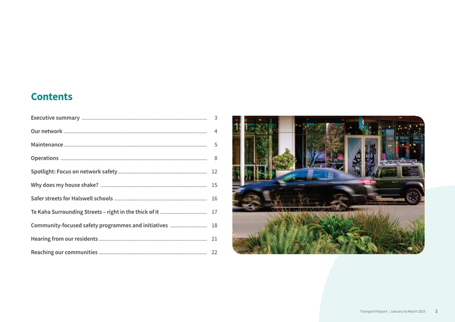 A brochure of a car driving down the street

AI-generated content may be incorrect.