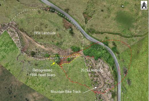 Aerial view of a road and a mountain bike track

AI-generated content may be incorrect.