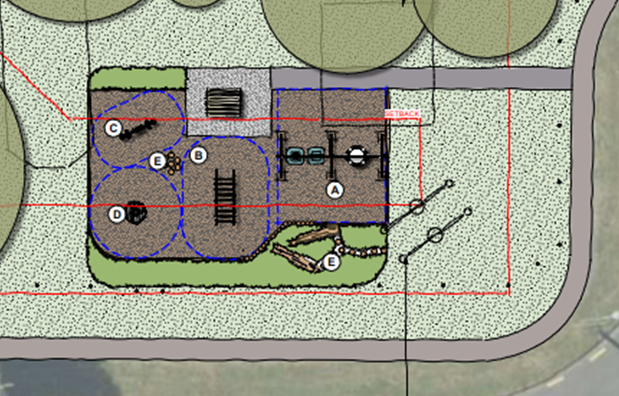 A drawing of a playground

AI-generated content may be incorrect.