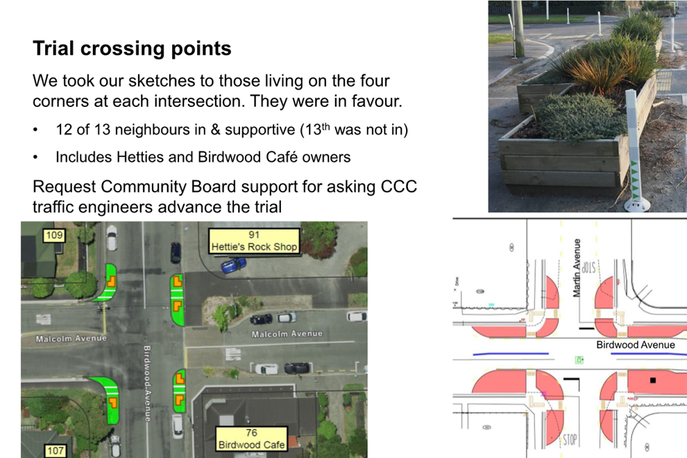 A collage of a road with a map and a planter box

AI-generated content may be incorrect.