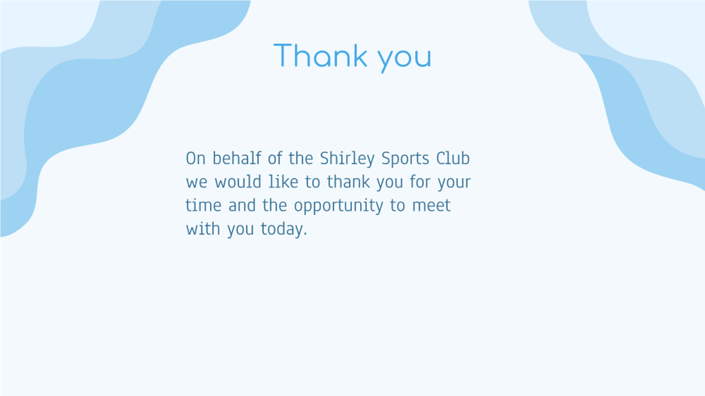 A thank you card with blue and white text

AI-generated content may be incorrect.