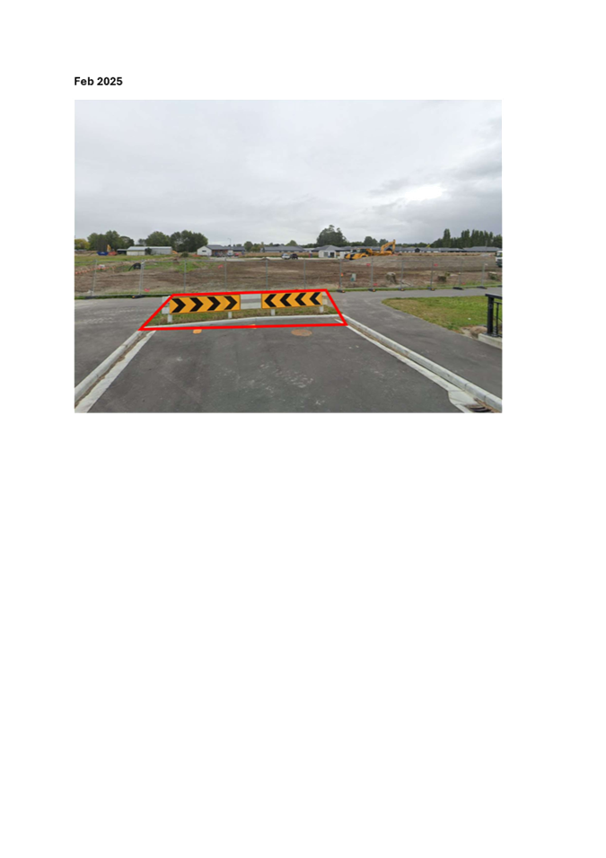 A screenshot of a road with a yellow and black warning sign

AI-generated content may be incorrect.