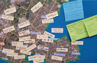 A map with many notes on it

AI-generated content may be incorrect.