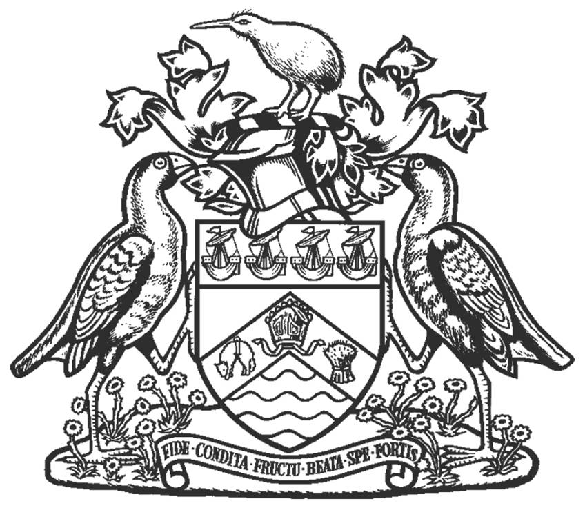 A black and white emblem with birds and a crest

AI-generated content may be incorrect.
