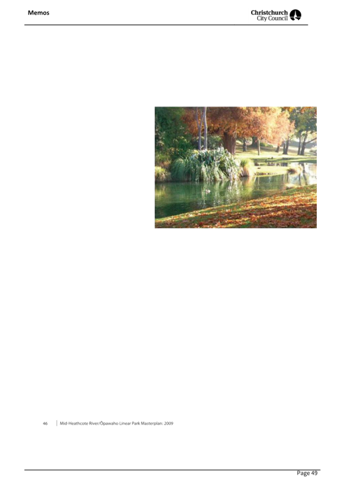 A pond with trees and leaves on the ground

AI-generated content may be incorrect.